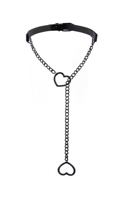 LoveChains™ - Kožený choker obojek