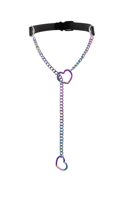 LoveChains™ - Kožený choker obojek