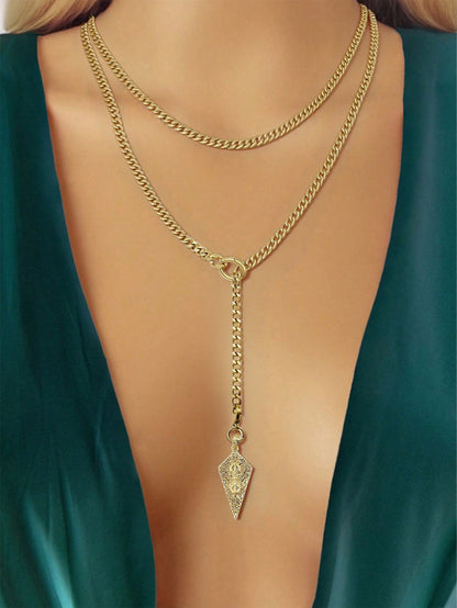 LoveChains™ - Náhrdelník s rytířským štítem