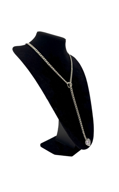 LoveChains™ - Náhrdelník srdce s krystalem na řetízku