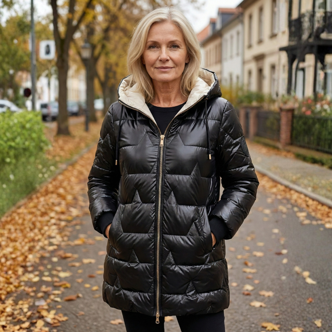 Lina | Dlouhá prošívaná zimní bunda