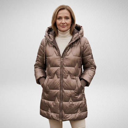 Lina | Dlouhá prošívaná zimní bunda