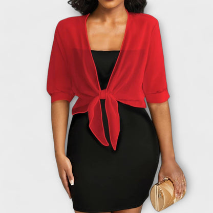 Olivia - Blůza s otevřeným předním dílem