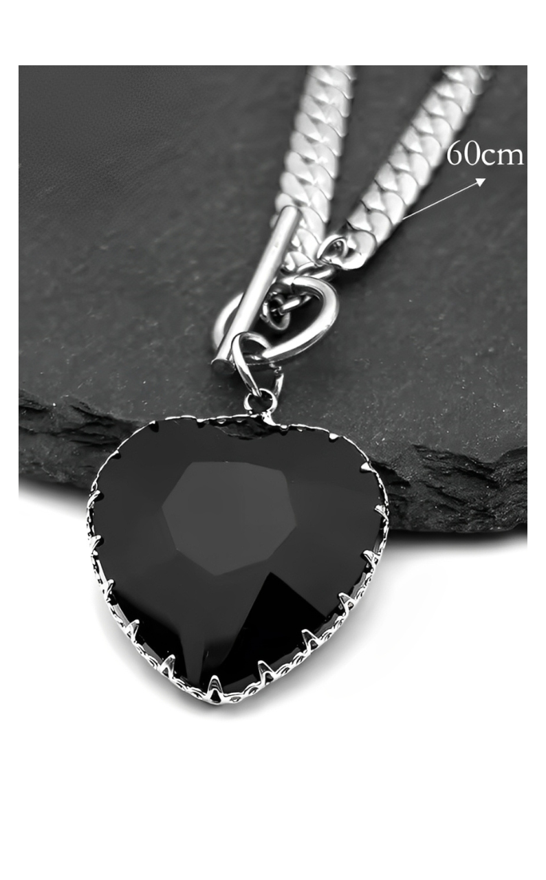 LoveChains™ - Srdcový skleněný přívěsek na krk