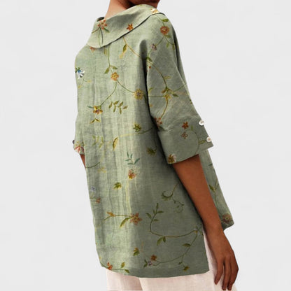 Lenka - Elegantní top s výstřihem do V