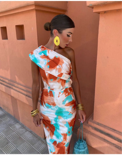 Nursey™ | Dlouhá Barevná Šaty