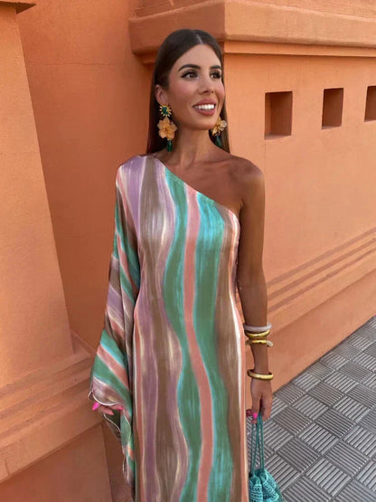 Lily™ | Asymetrická Maxi Šaty