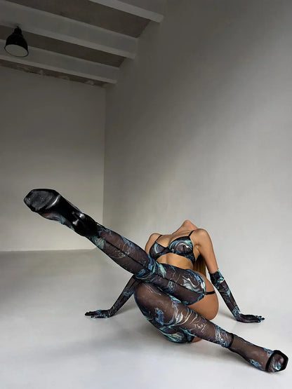 Amanda™ | Sada kompletního tie-dye prádla v 5 kusech