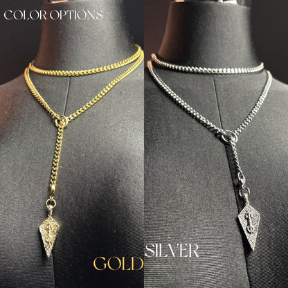 LoveChains™ - Náhrdelník s rytířským štítem