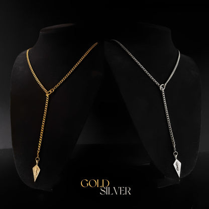 LoveChains™ - Náhrdelník s řetízkem na klipsu Rytířova štítu