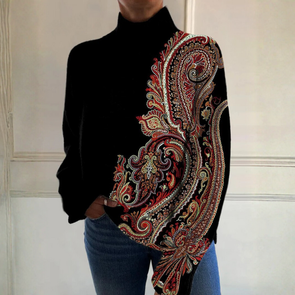 Lydia | Klasický žebrovaný svetr