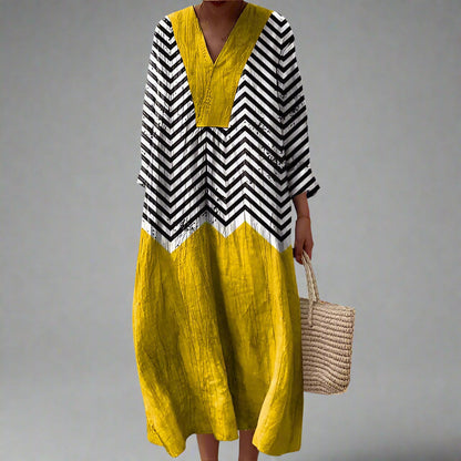 Odile | Elegantní geometrická šaty