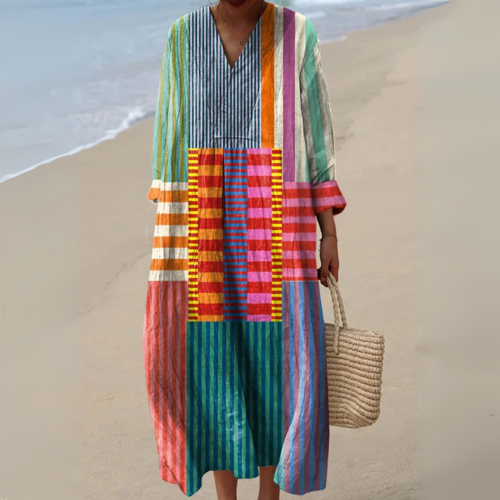 Odile | Elegantní geometrická šaty