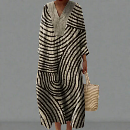 Odile | Elegantní geometrická šaty