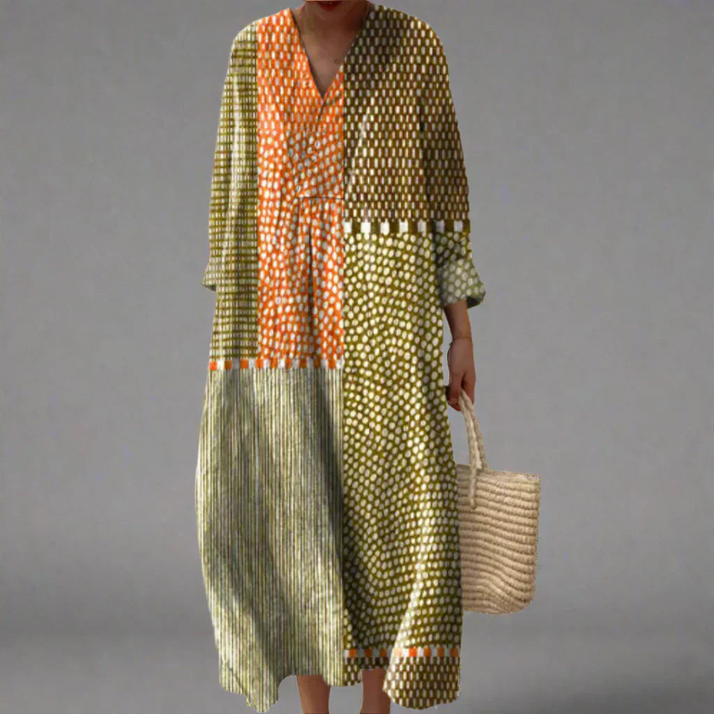 Odile | Elegantní geometrická šaty