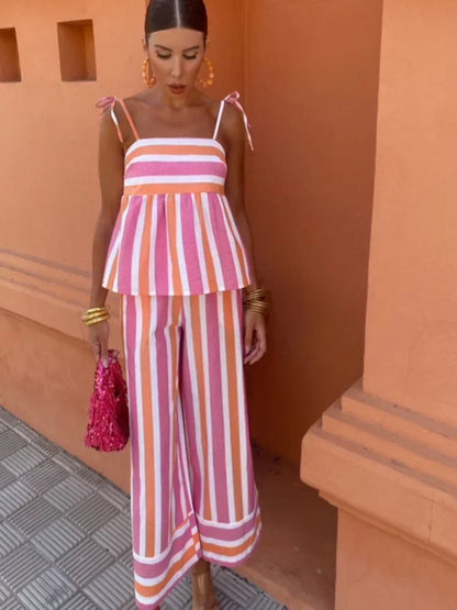 Hanne™ | Vzorované Letní Kalhoty