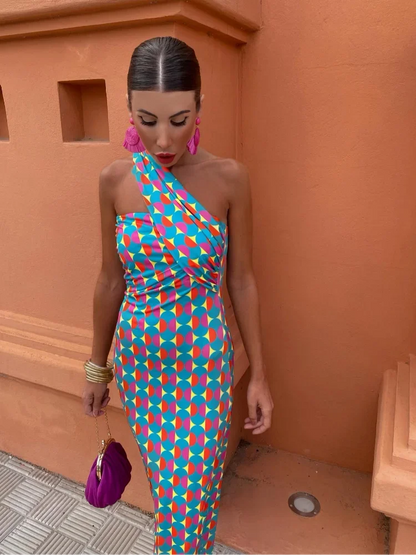 Irmgardi - Elegantní Midi Šaty