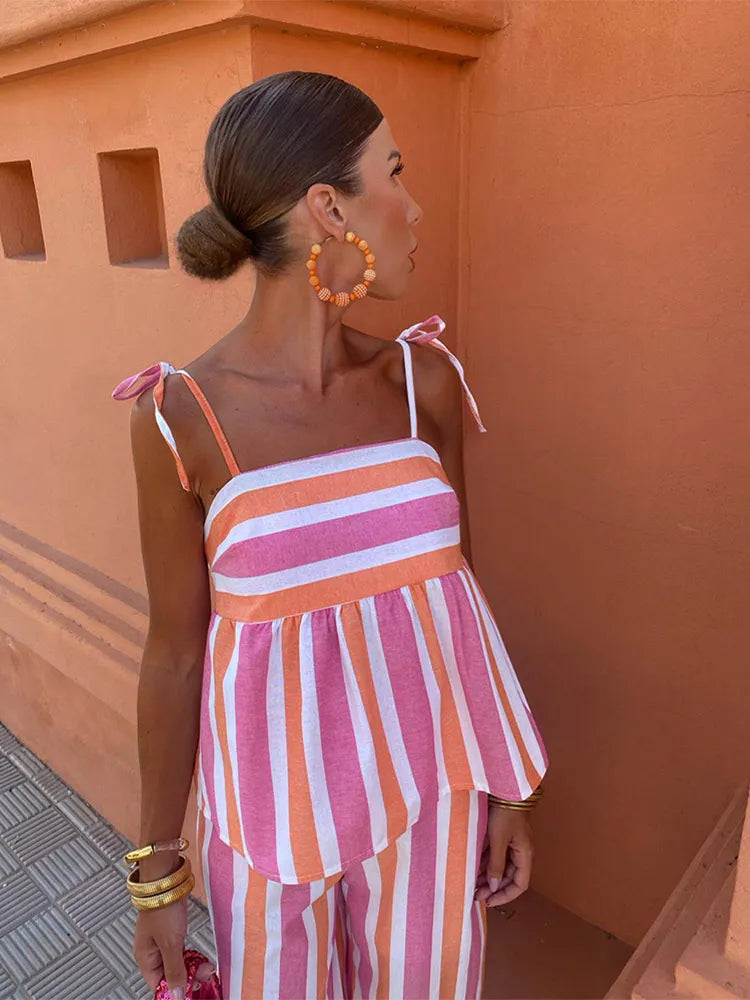 Hanne™ | Vzorované Letní Kalhoty