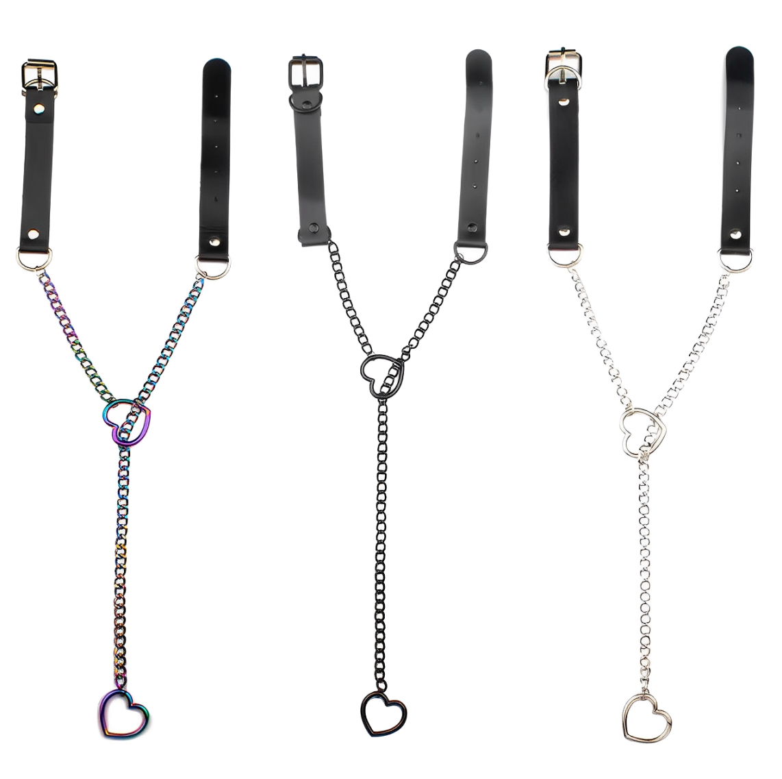 LoveChains™ - Kožený choker obojek