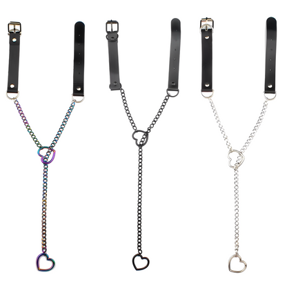 LoveChains™ - Kožený choker obojek