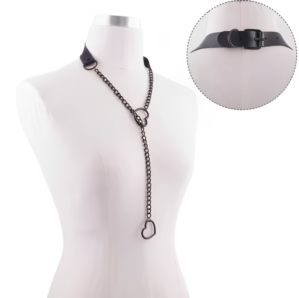LoveChains™ - Kožený choker obojek