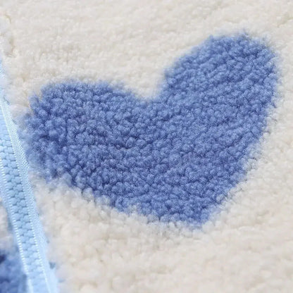 Radana | Oboustranná zimní bunda se srdíčky