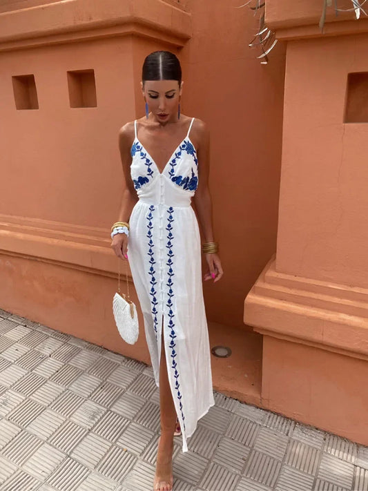 Alessandra™ | Šaty na Ramínkách Vyšívané