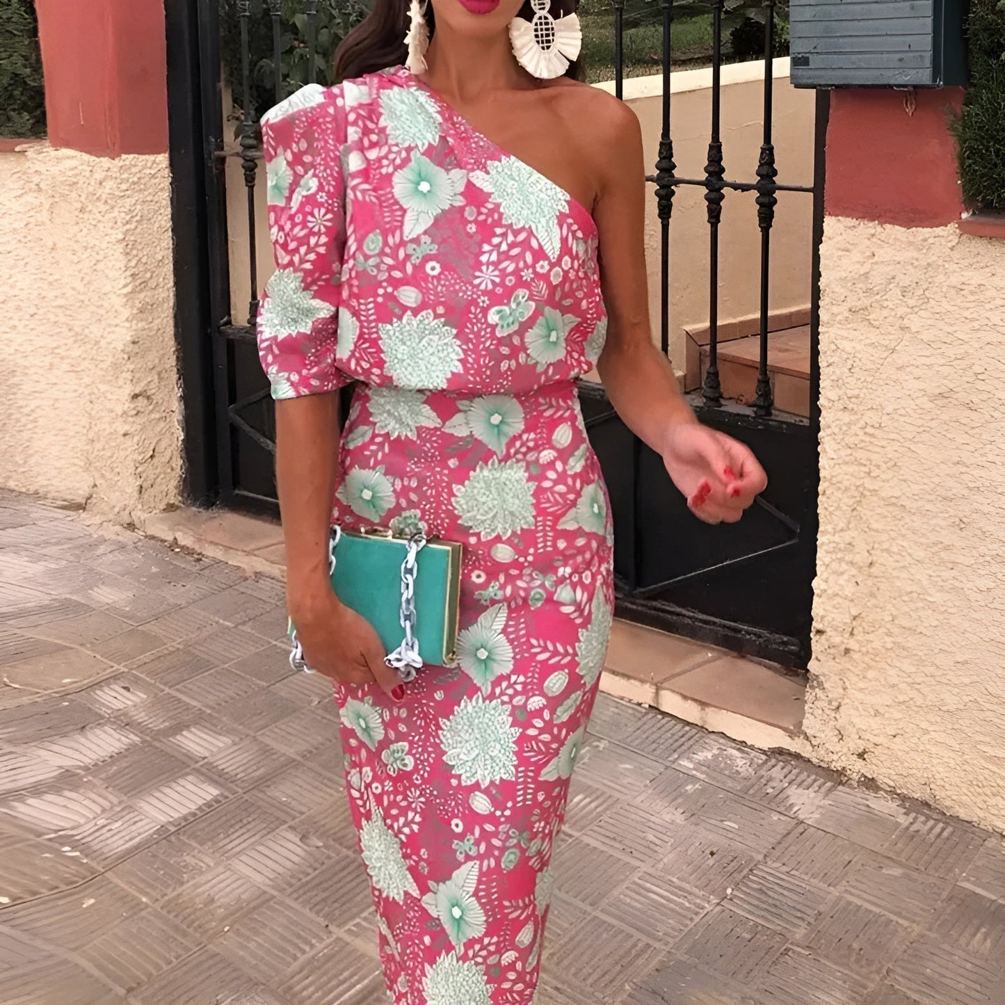 Émilie™ | Dlouhá Šaty s Potiskem