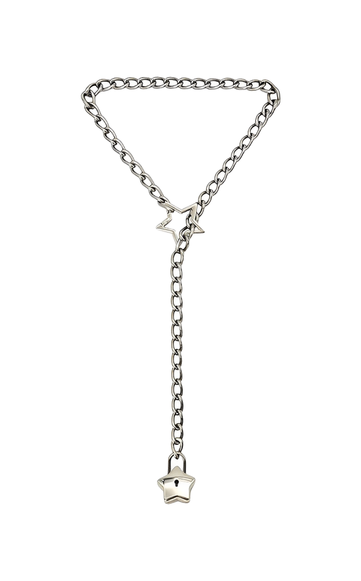 LoveChains™ - Hvězdný zámek a klíč s řetězem