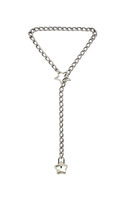 LoveChains™ - Hvězdný zámek a klíč s řetězem