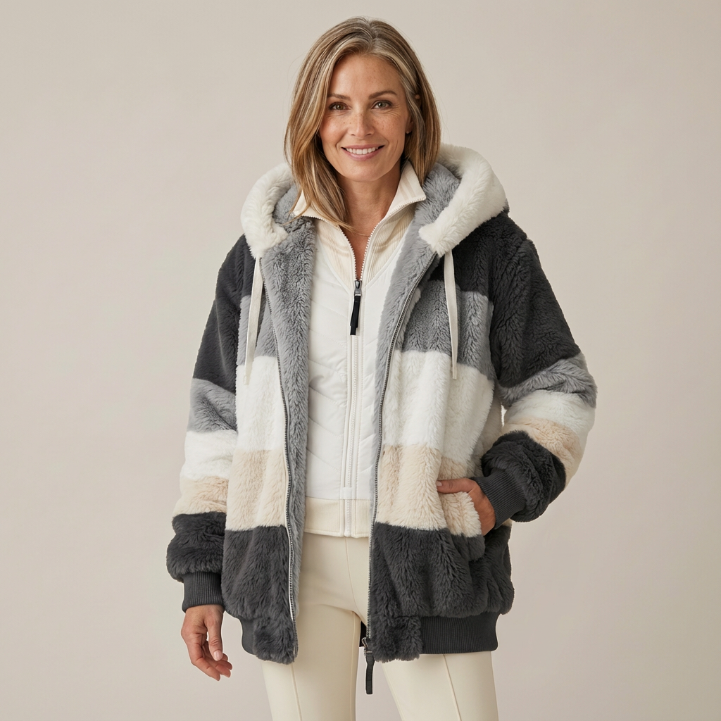 Kirsty | Plyšová zimní bunda