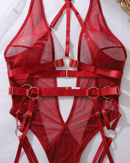 Renee™ | Body bez rukávů s kovovými ramínky