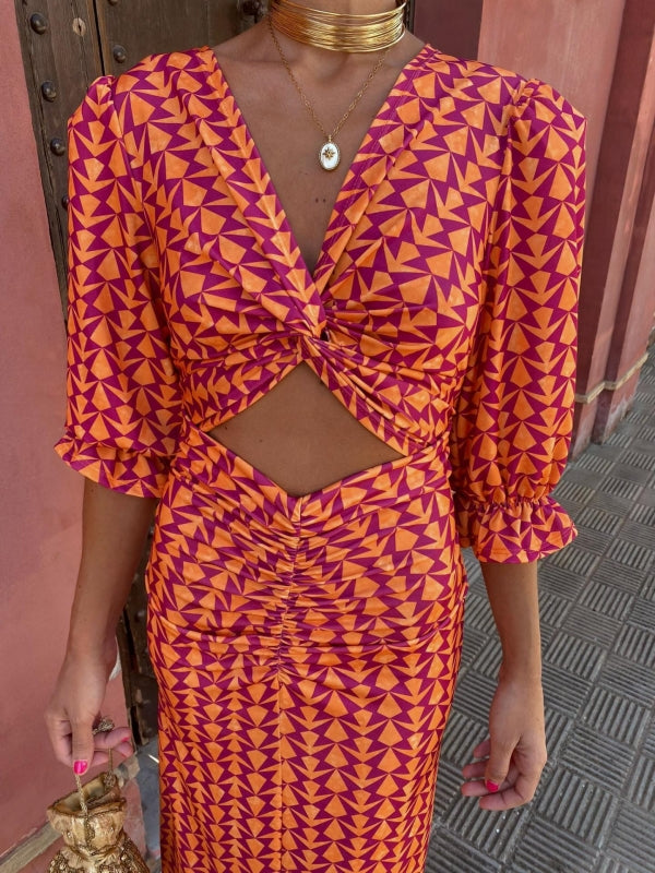 Lara™ | Saténové Letní Šaty