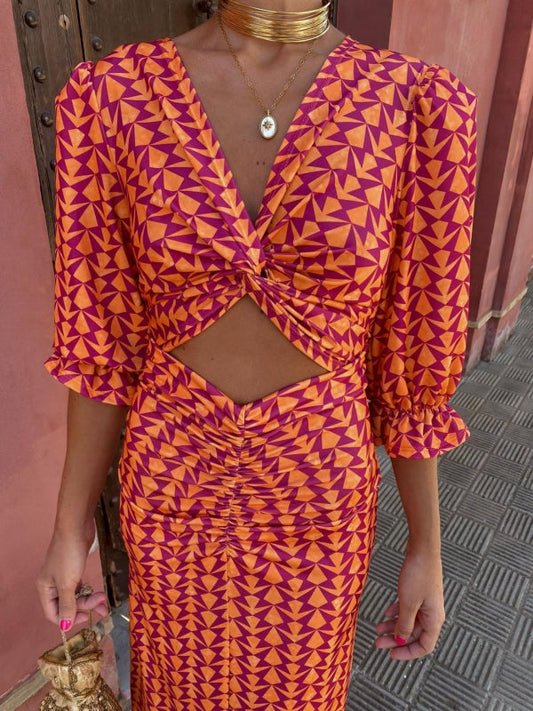 Lara™ | Saténové Letní Šaty